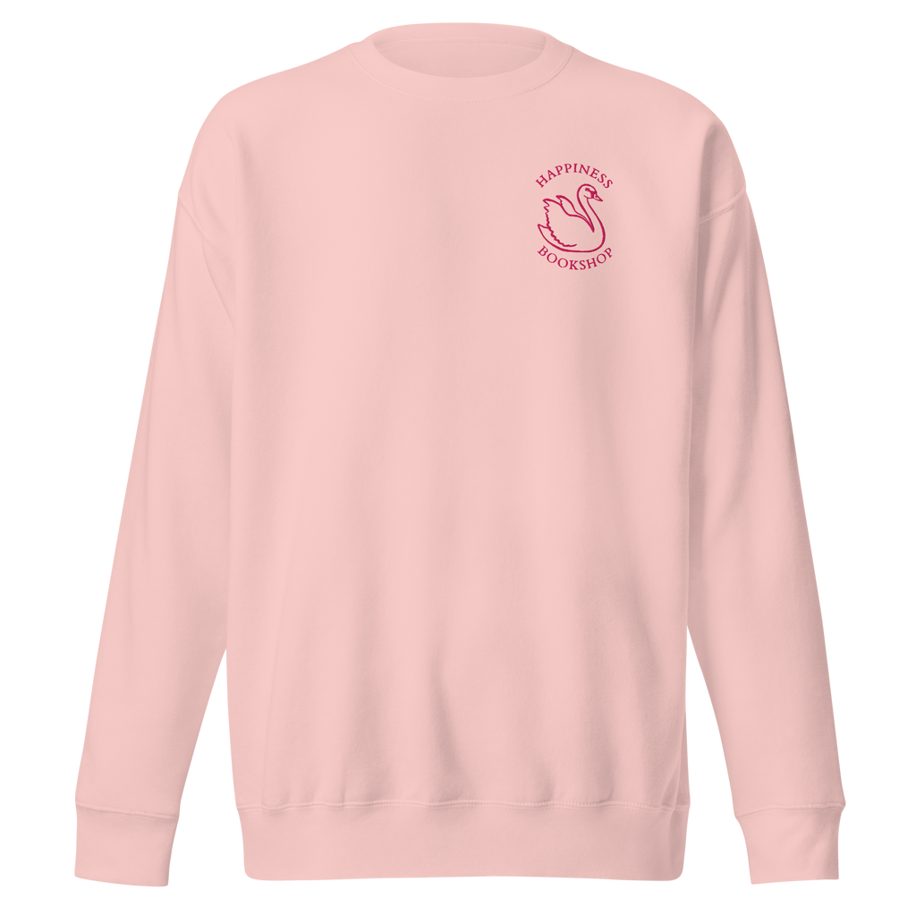 Happiness Bookshop Pink Sweatshirt