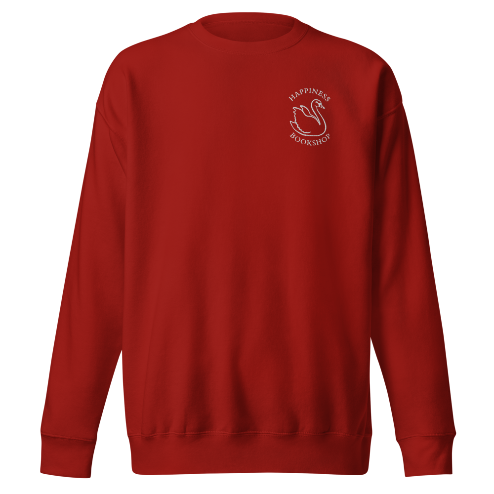 Happiness Bookshop Red Sweatshirt