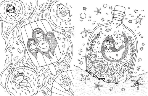 A Million Sea Creatures Coloring Book: Trade Paperback