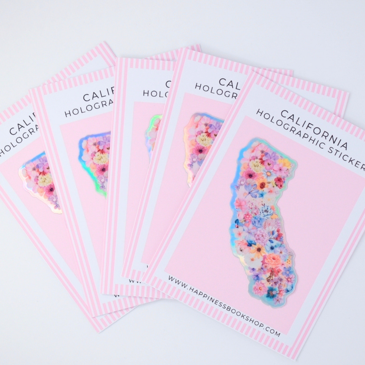California Holographic Sticker