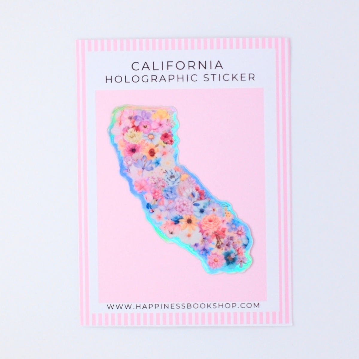 California Holographic Sticker