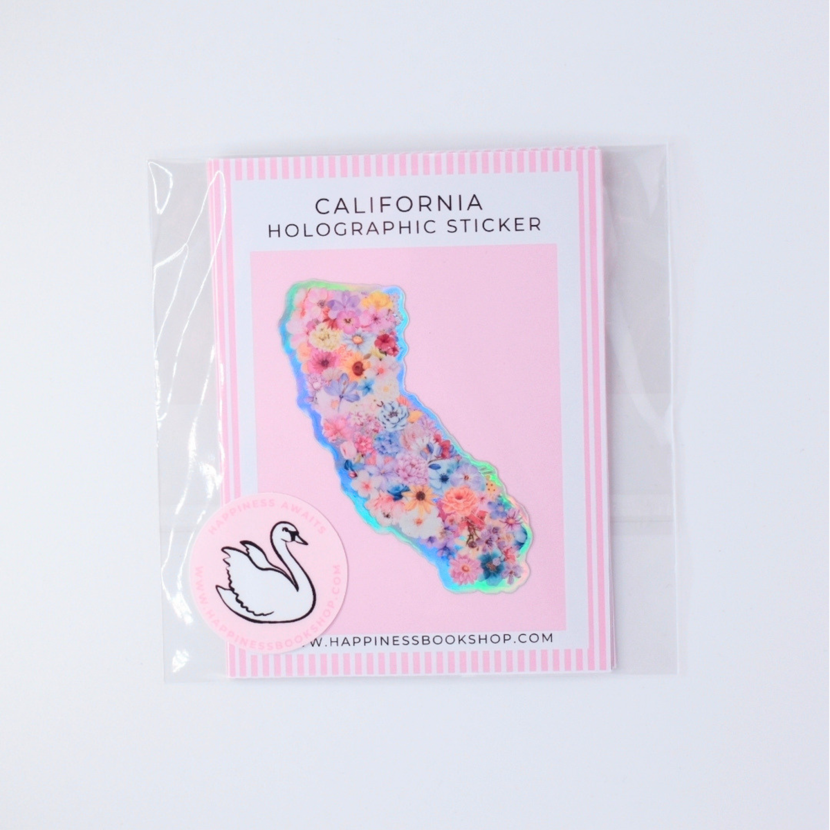California Holographic Sticker