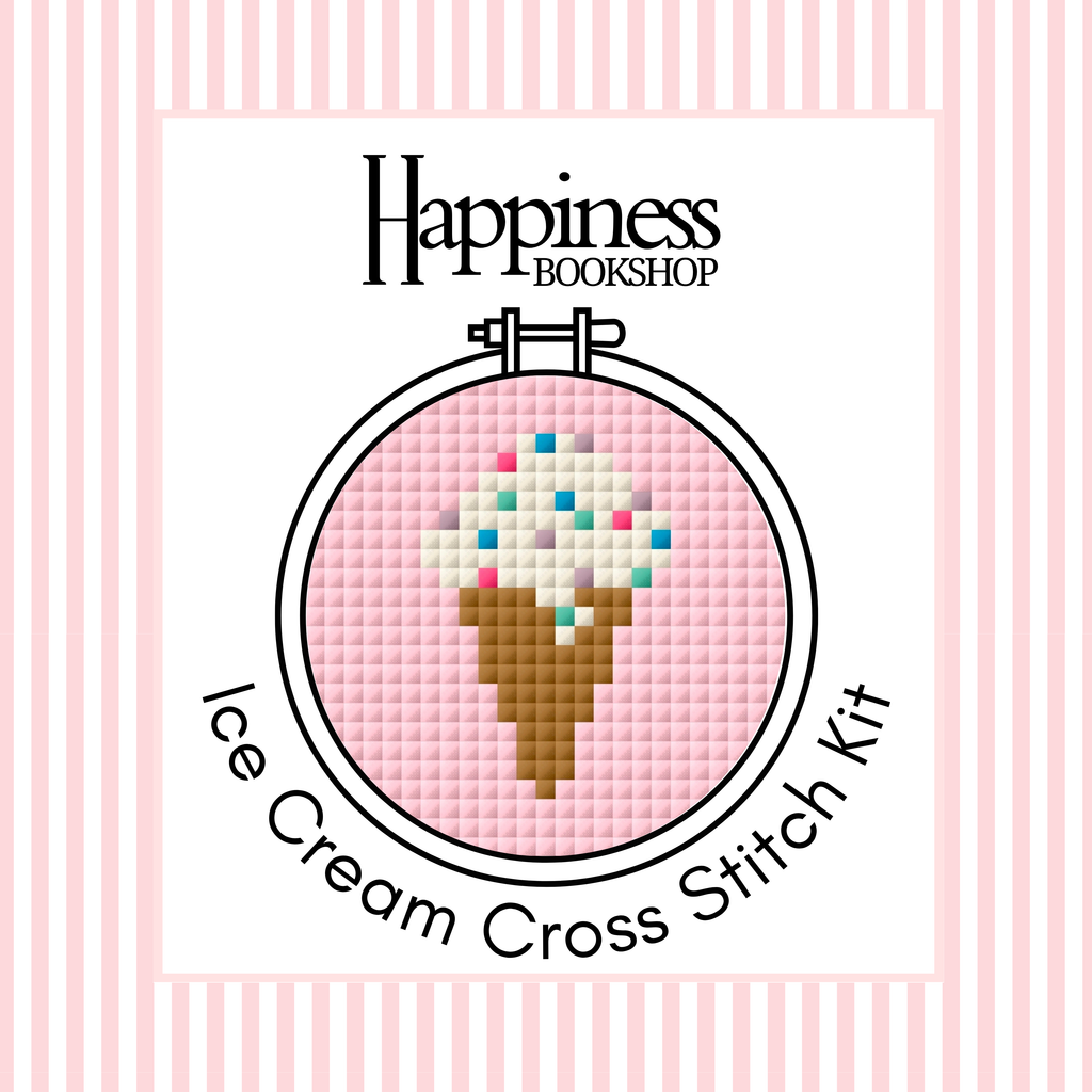 Ice Cream Cross Stitch Kit