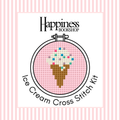 Ice Cream Cross Stitch Kit