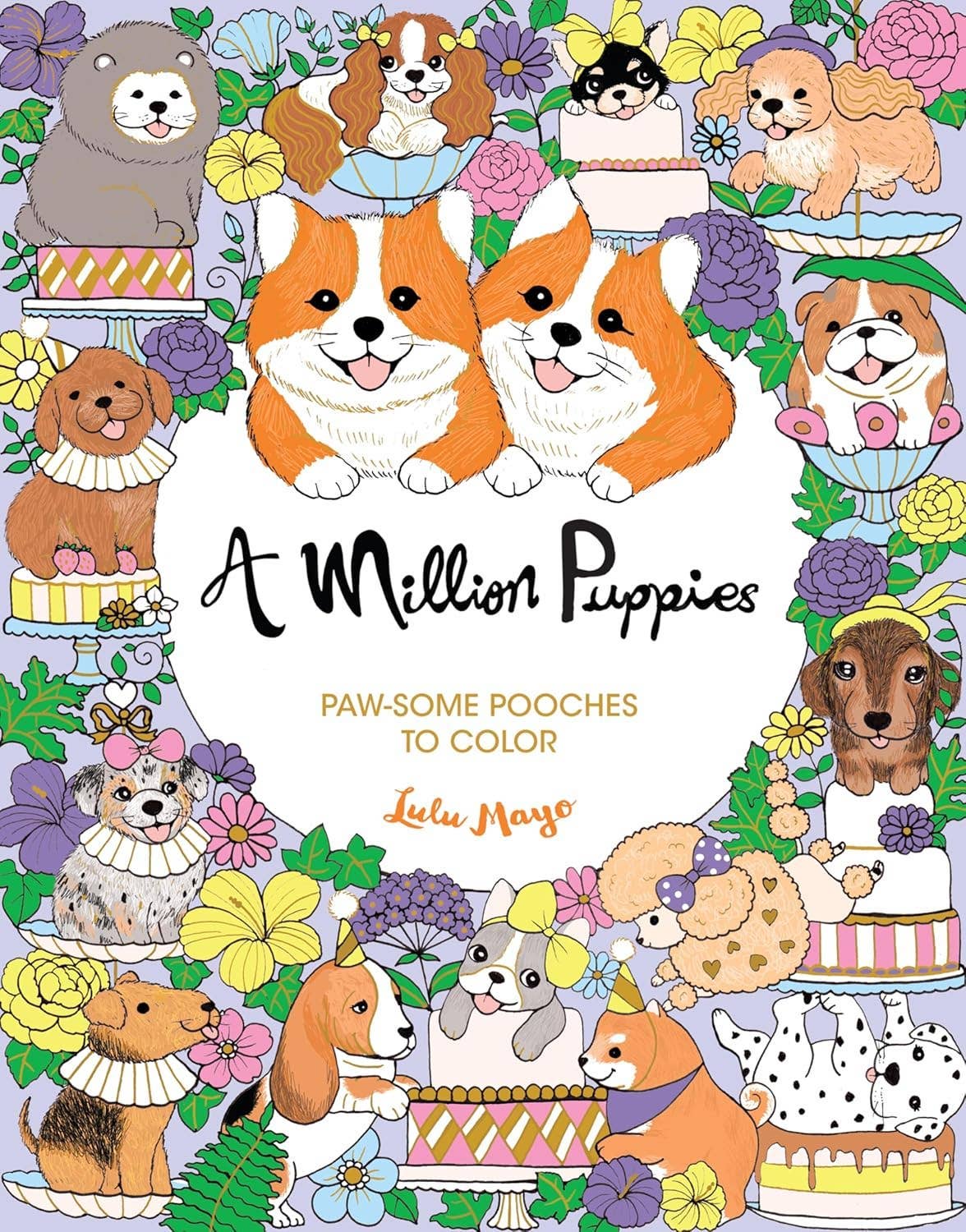 A Million Puppies Coloring Book: Trade Paperback