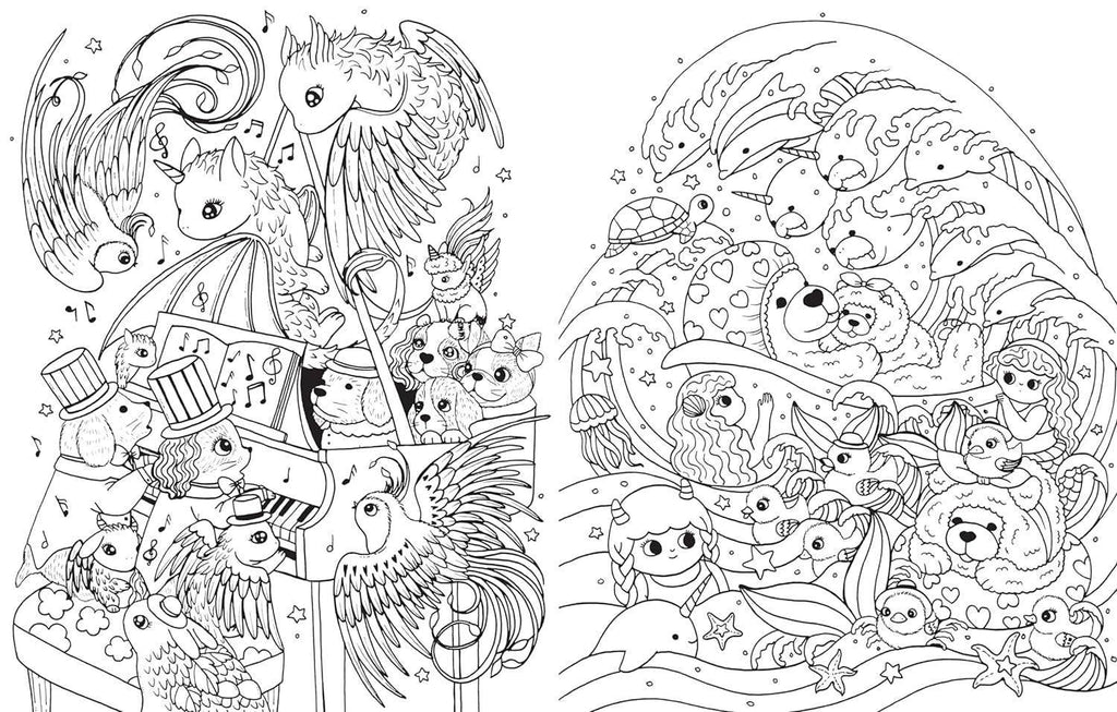 A Million Puppies Coloring Book: Trade Paperback