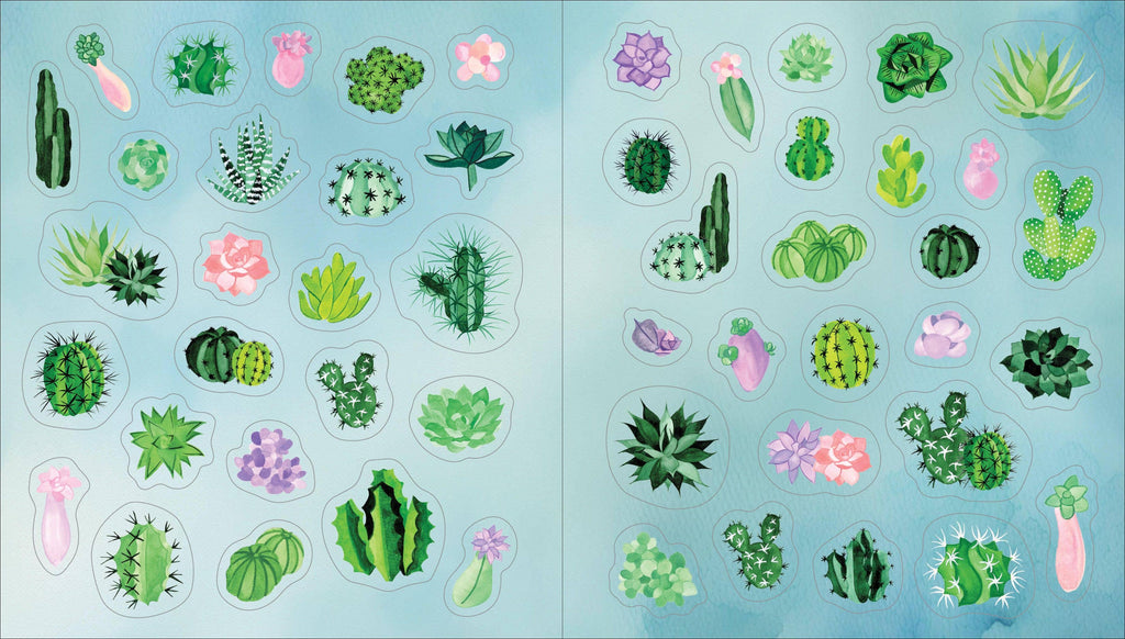 A Plant Lover's Sticker Book: Hardcover