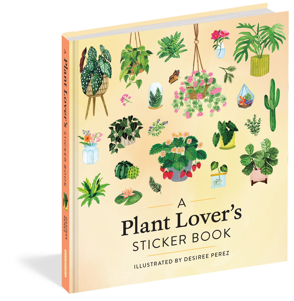 A Plant Lover's Sticker Book: Hardcover