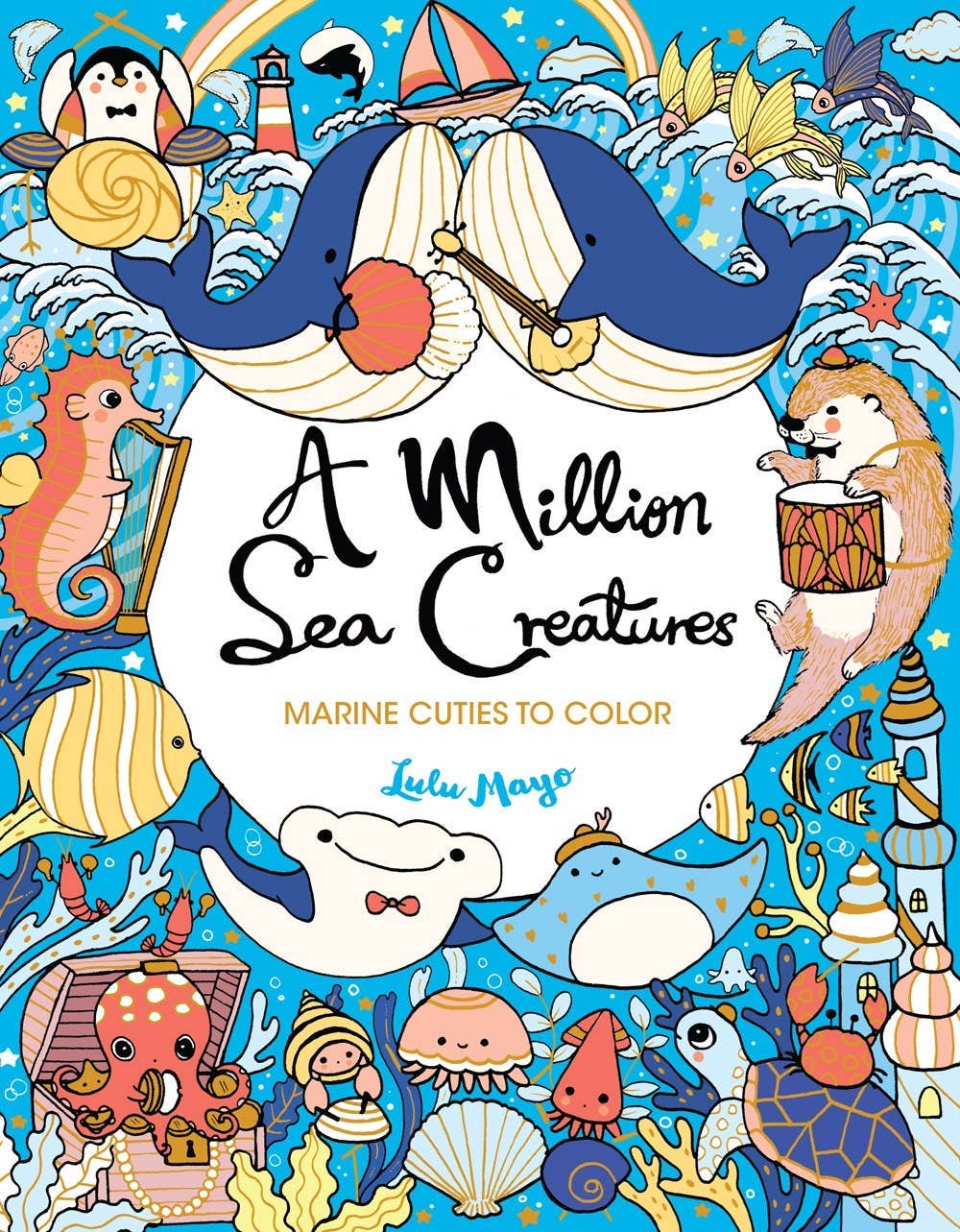 A Million Sea Creatures Coloring Book: Trade Paperback