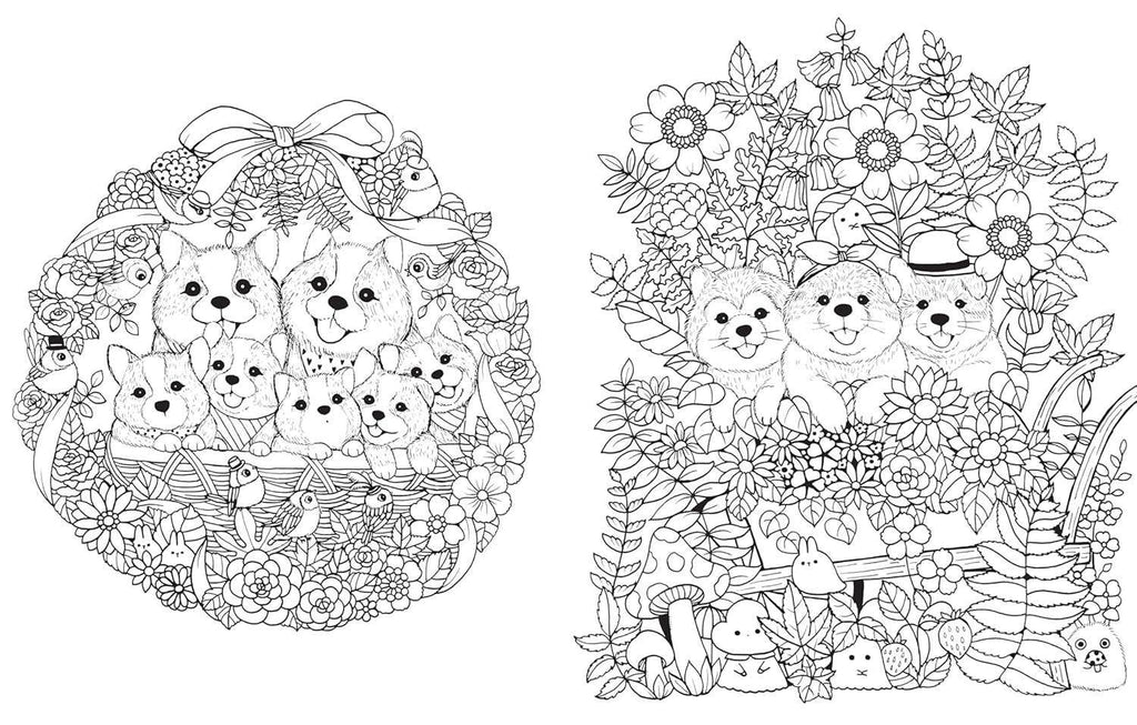 A Million Puppies Coloring Book: Trade Paperback