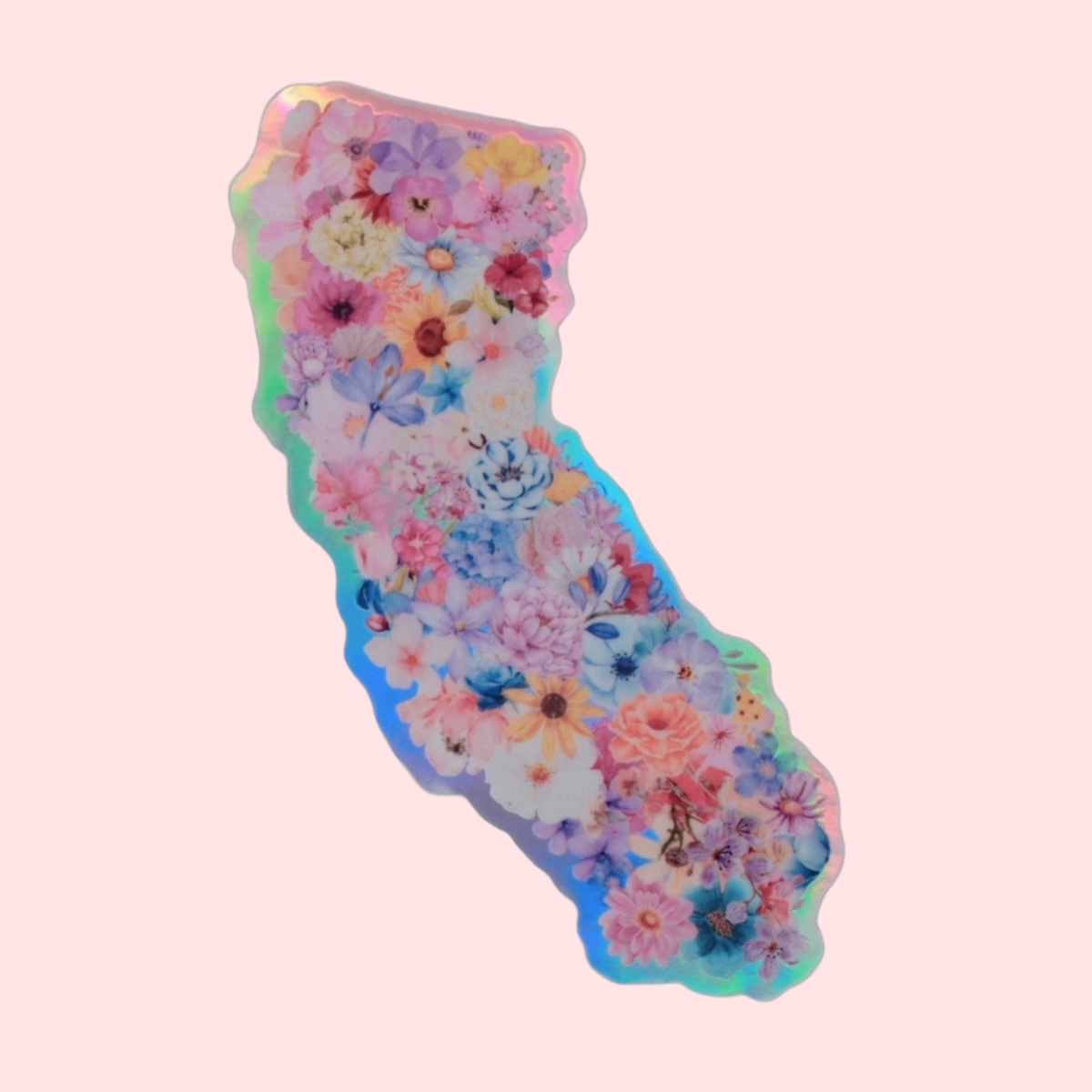 California Holographic Sticker