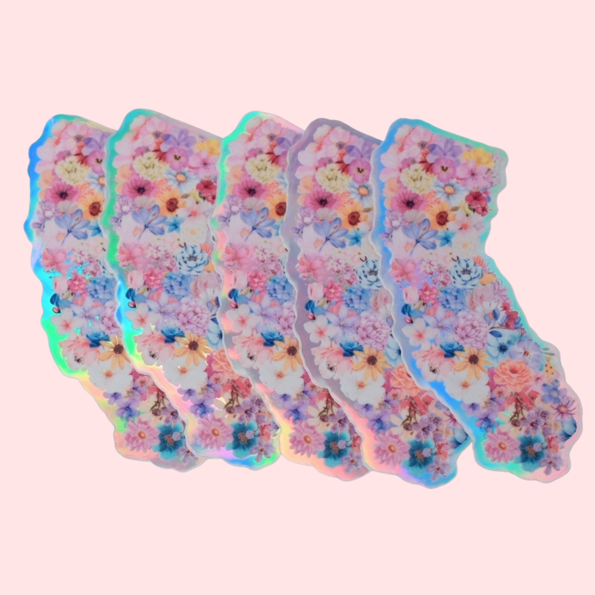 California Holographic Sticker