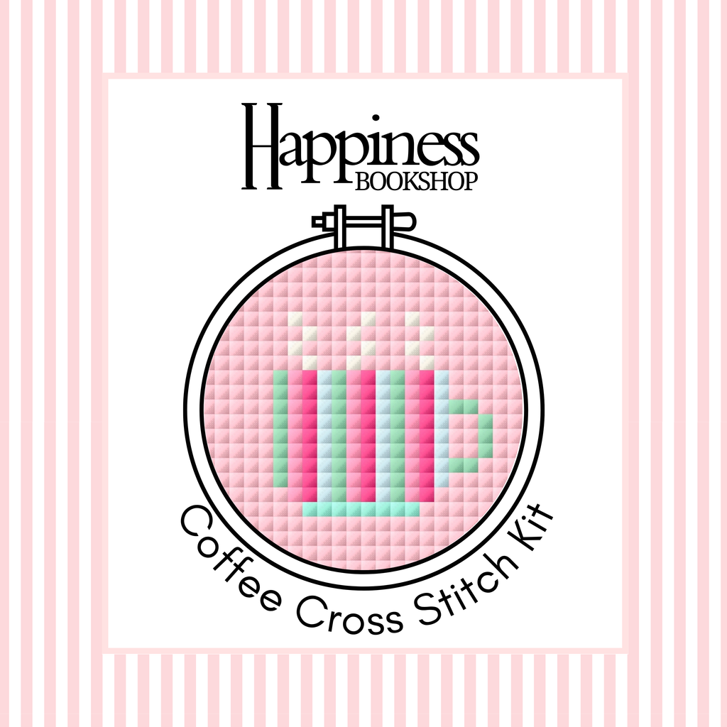 Coffee Cup Cross Stitch Kit