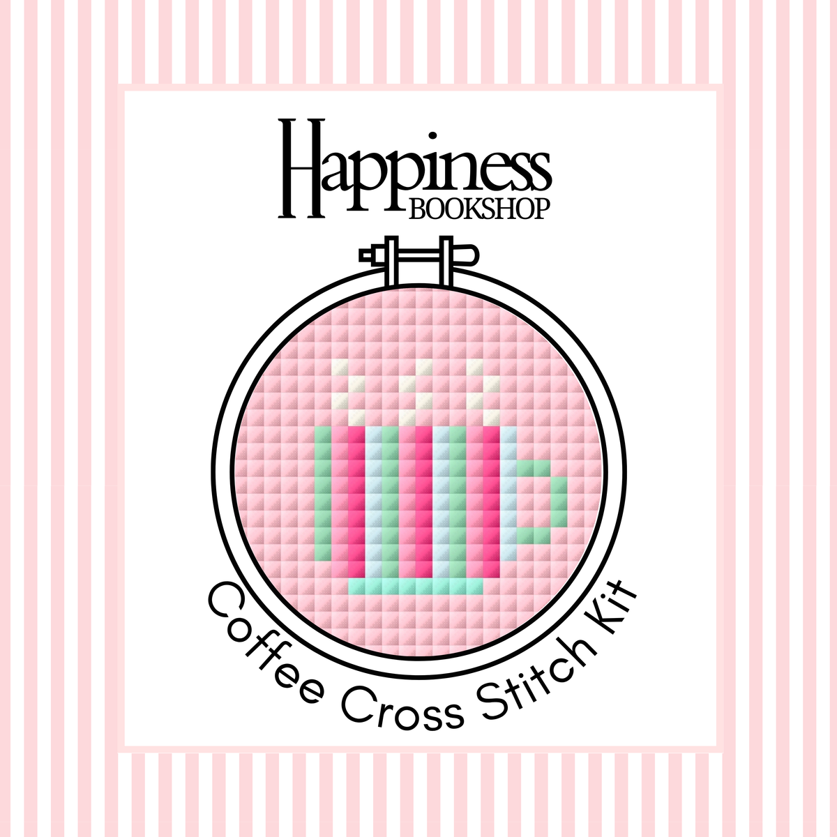 Coffee Cup Cross Stitch Kit